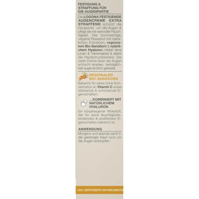 Logona Age Protection Augencreme - Sanoverde