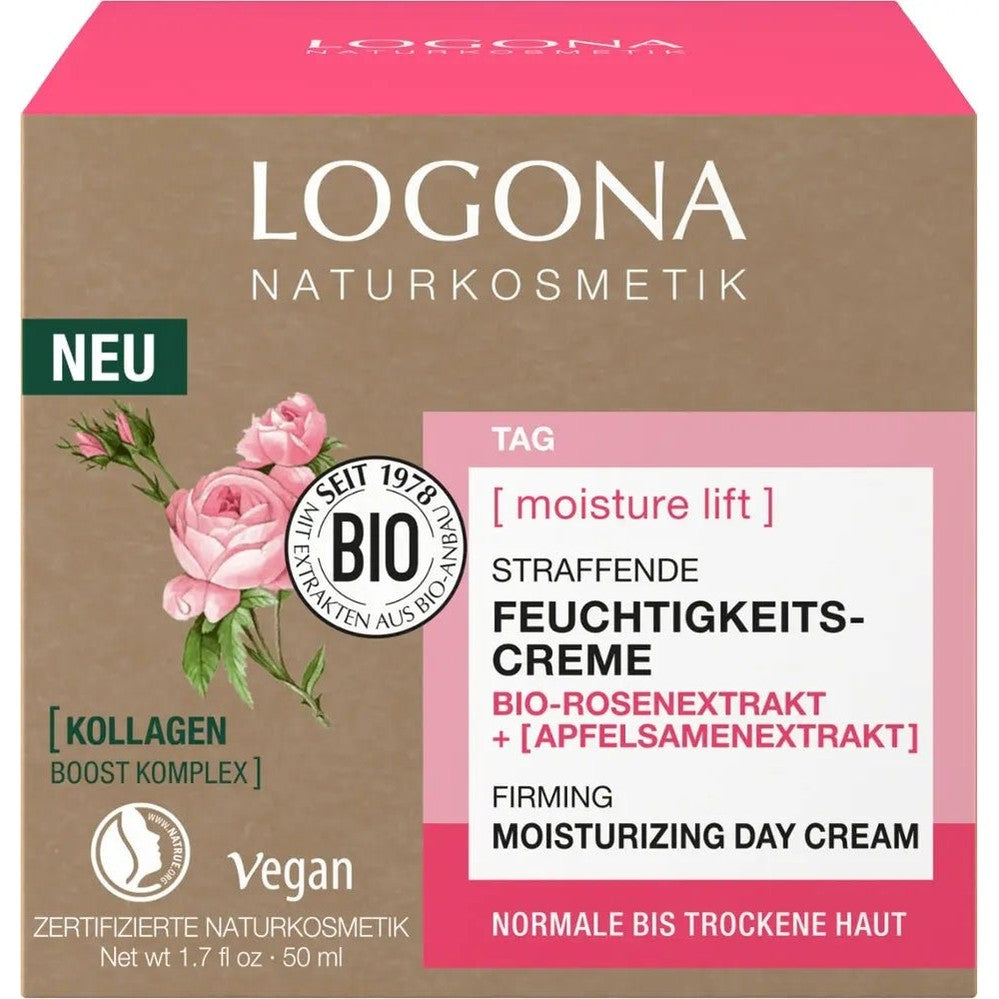 Logona Straffende Feuchtigkeitscreme Bio - Rose - Sanoverde