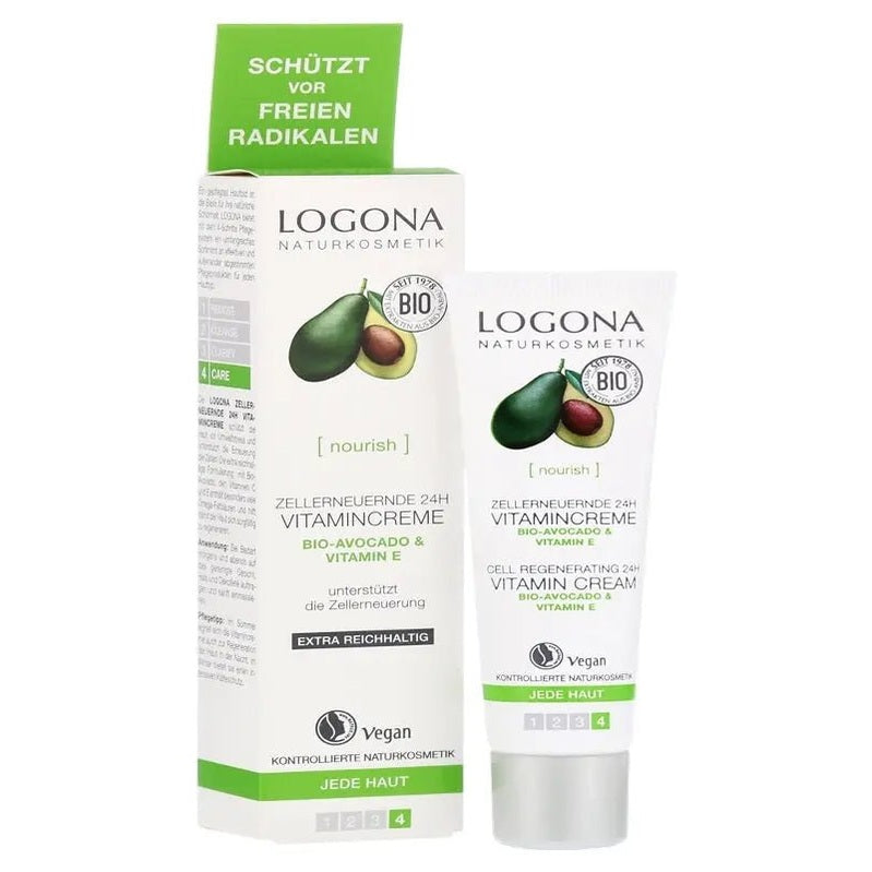 Logona Zellerneuernde Vitamincreme Bio - Avocado - Sanoverde