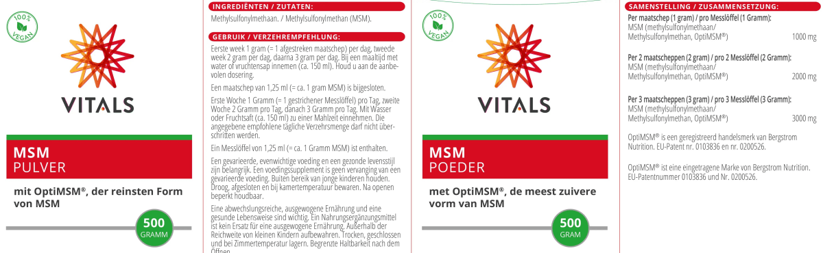 MSM Pulver - Sanoverde