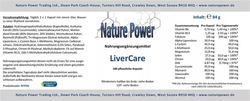 LiverCare Leberschutz Nature Power - Sanoverde