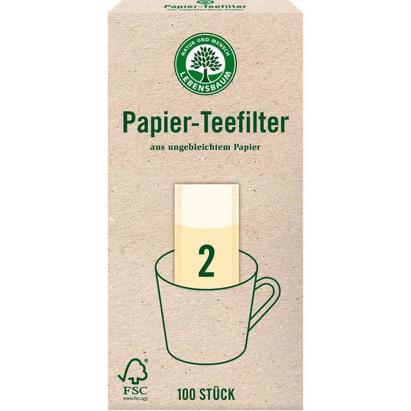 Papierteefilter Größe 2 - Sanoverde