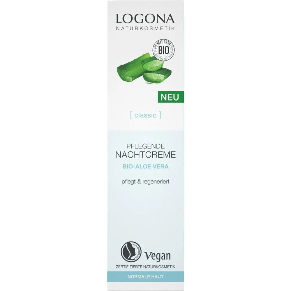 Pflegende Nachtcreme Aloe V - Sanoverde