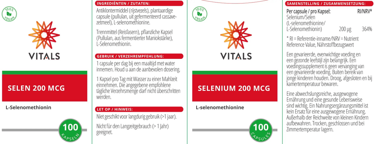 Selen 200 mcg - Sanoverde