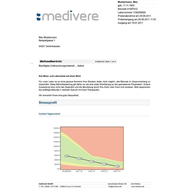 Stressprofil Test - Sanoverde