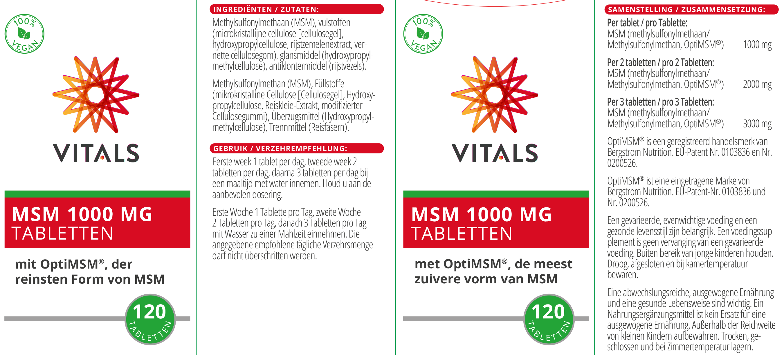 MSM 1000 mg Tabletten