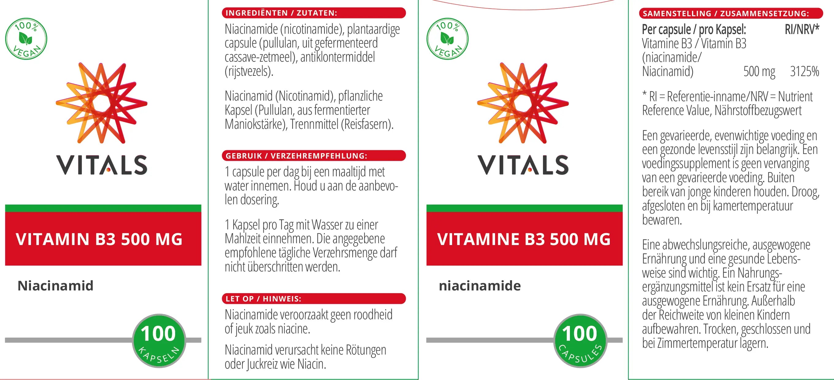 Vitamin B3 500 mg