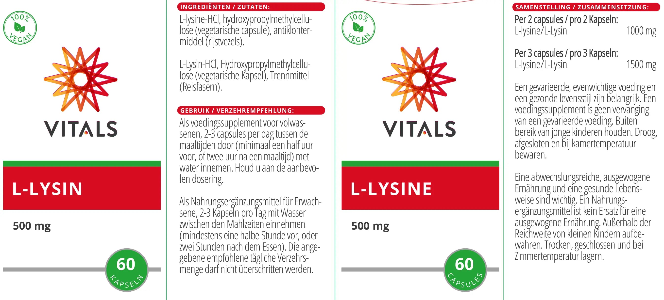 L-Lysin Vitals - Sanoverde