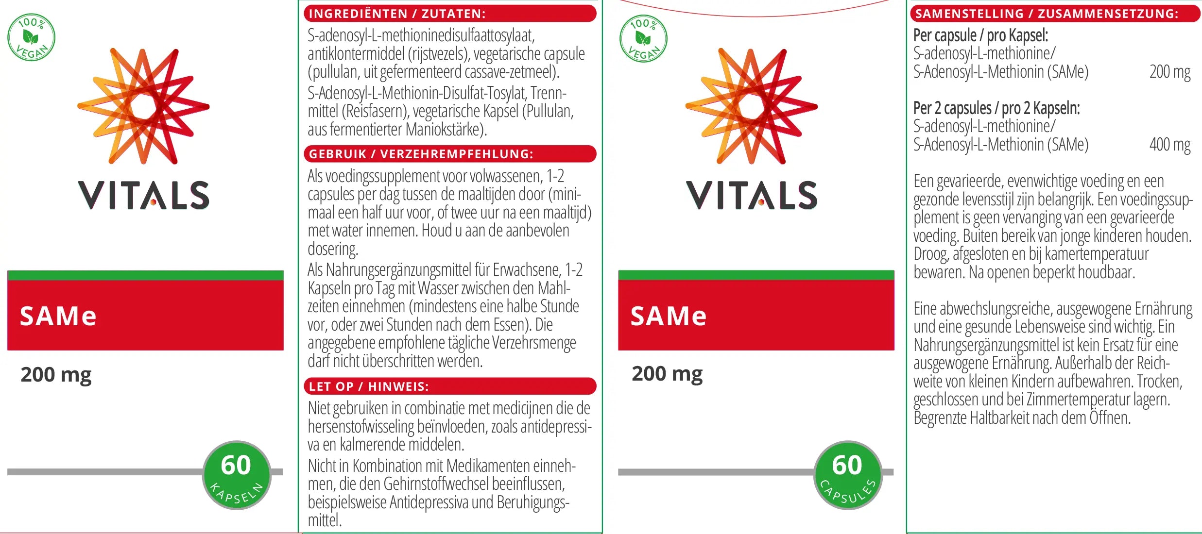 SAMe Vitals - Sanoverde