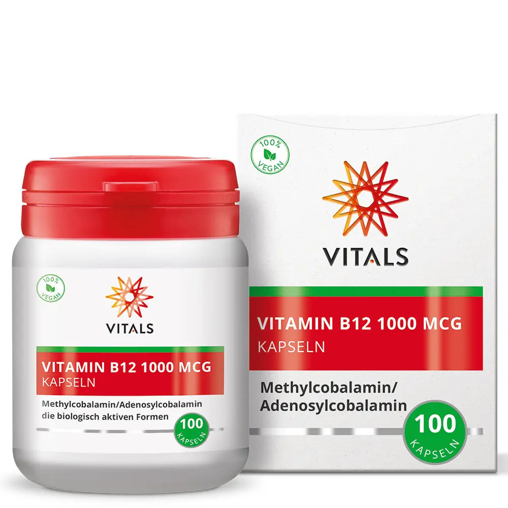 Vitamin B12 1000 mcg Kapseln Vitals - Sanoverde