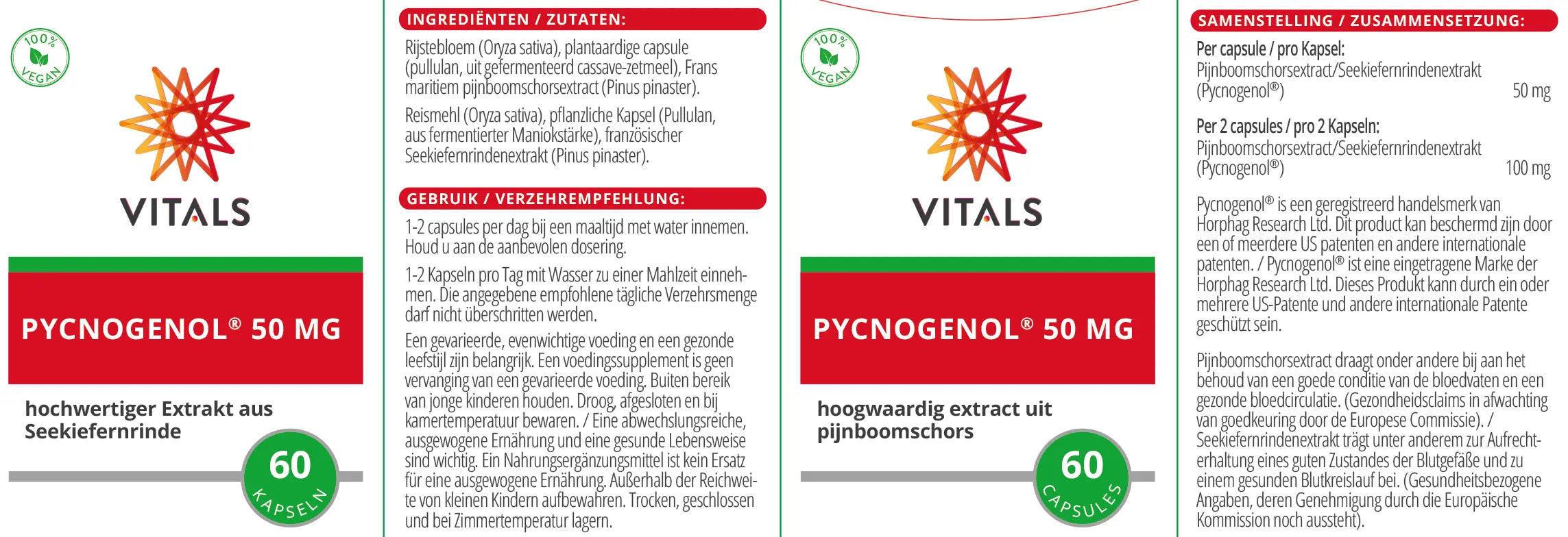 Pycnogenol® Vitals - Sanoverde