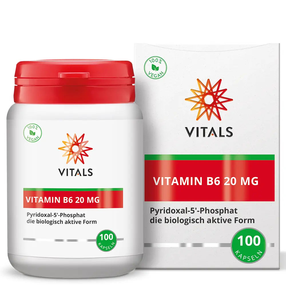 Vitamin B6 20 mg Vitals - Sanoverde