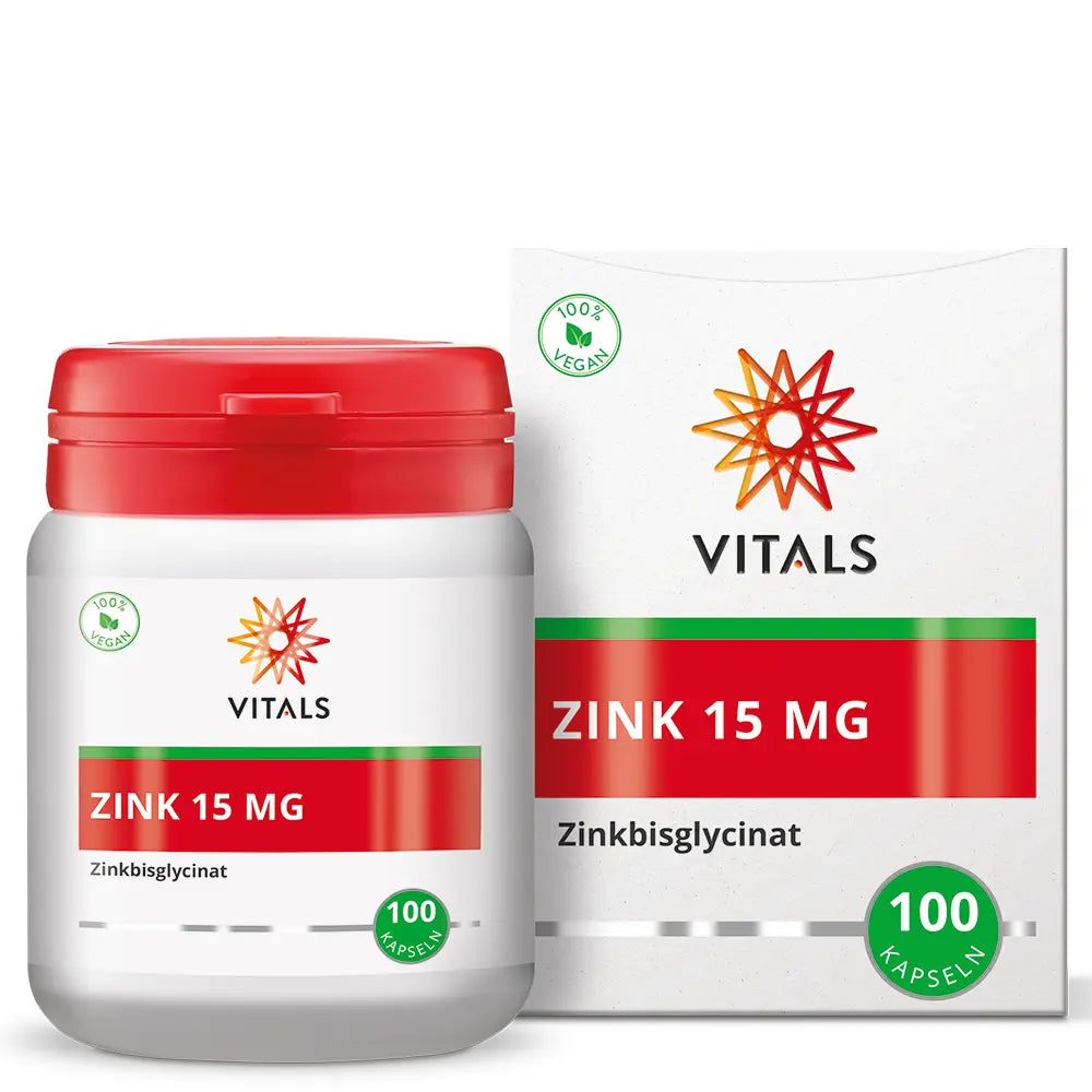 Zink(bisglycinat) 15 mg Vitals - Sanoverde