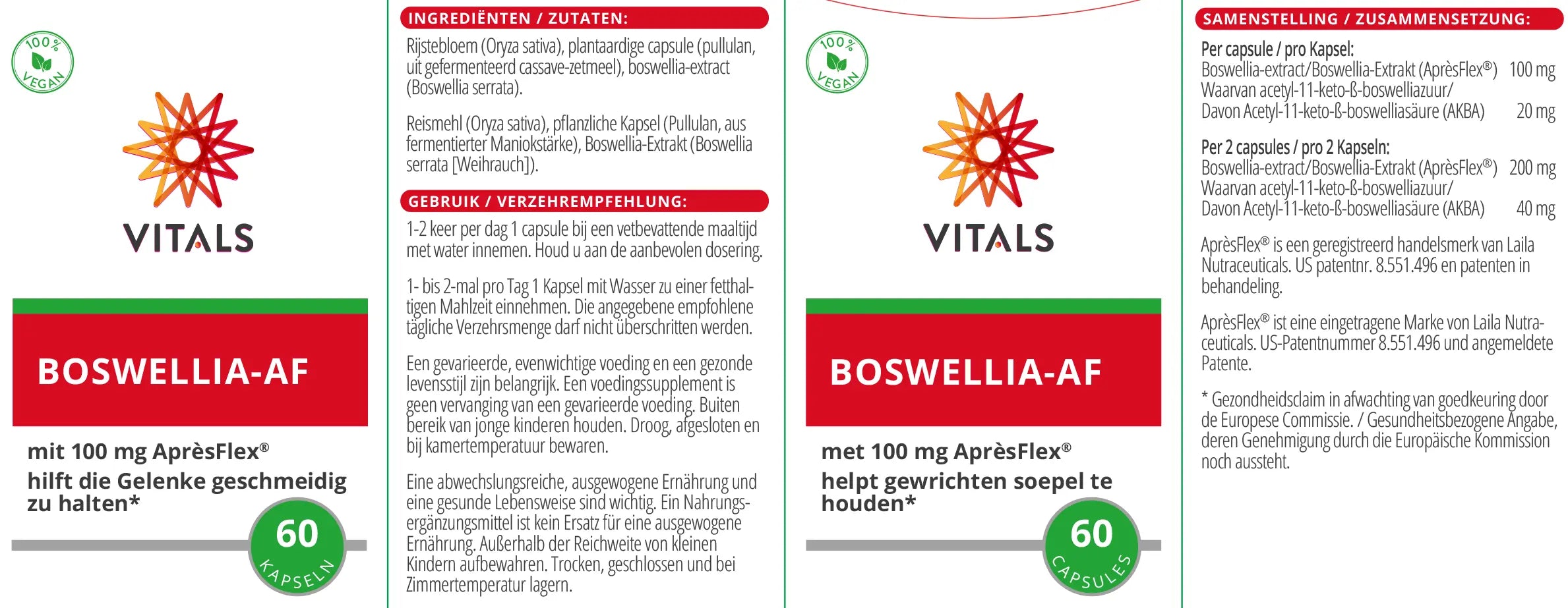 Boswellia-AF Vitals - Sanoverde