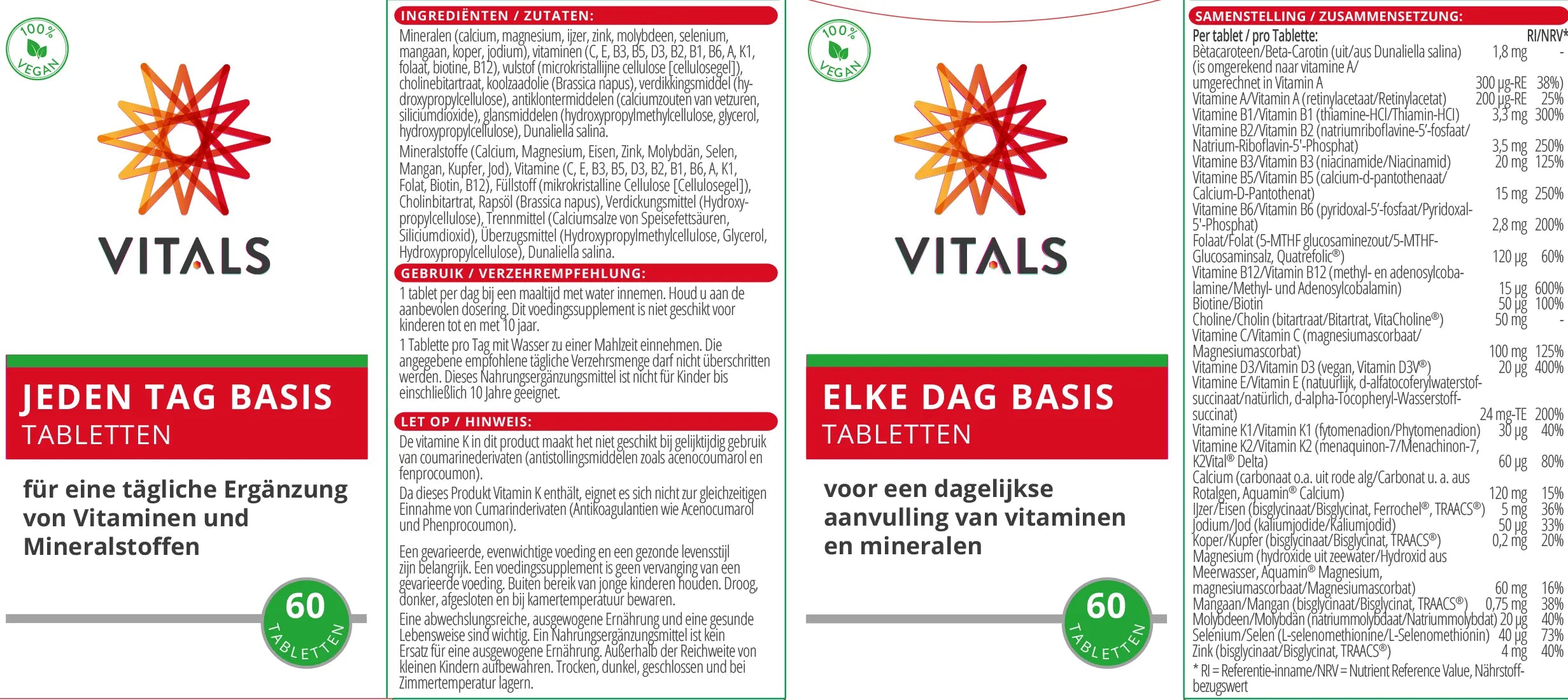 Jeden Tag Basis Vitals - Sanoverde