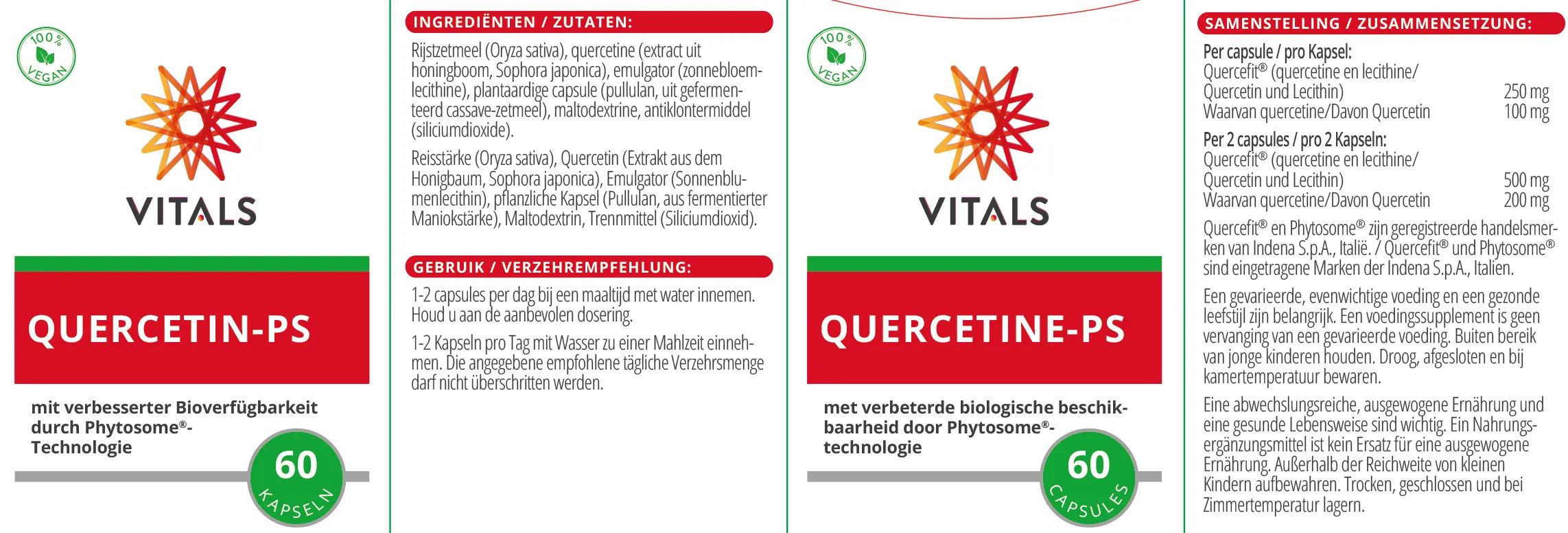 Quercetin-PS Vitals - Sanoverde