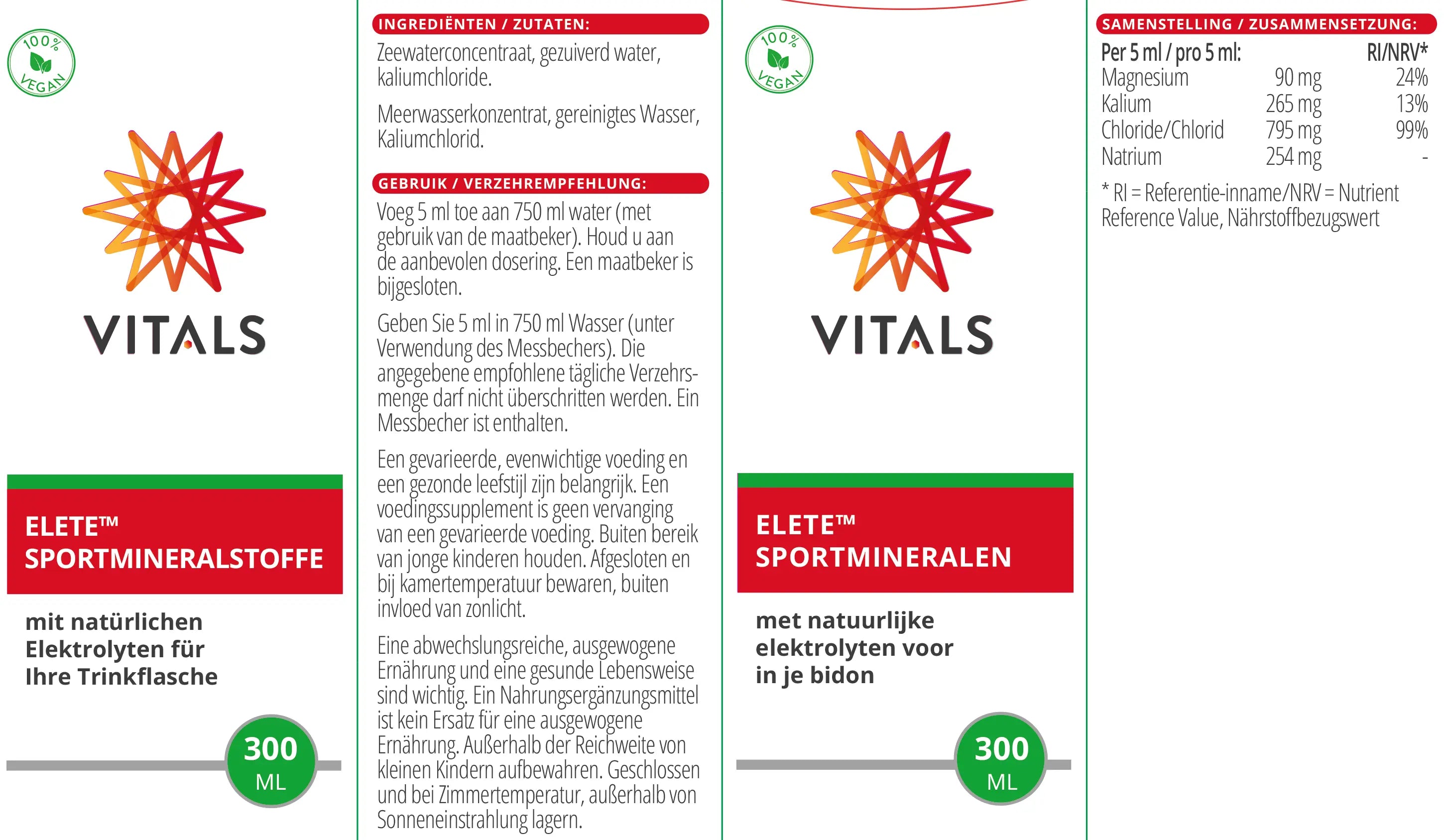 Elete™ Sportmineralstoffe Vitals - Sanoverde