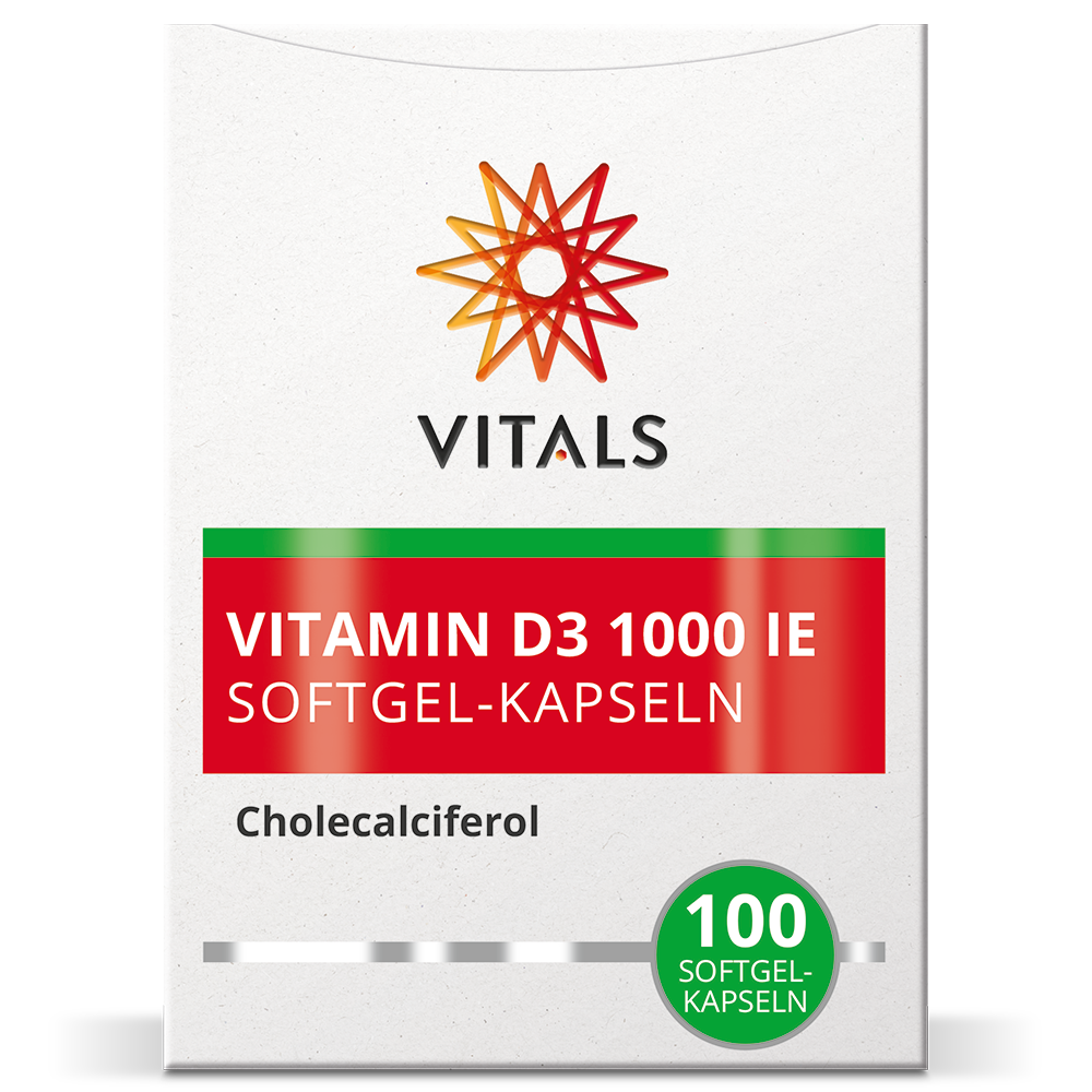 Vitamin D3 1000 ie 100 Softgel-Kapseln