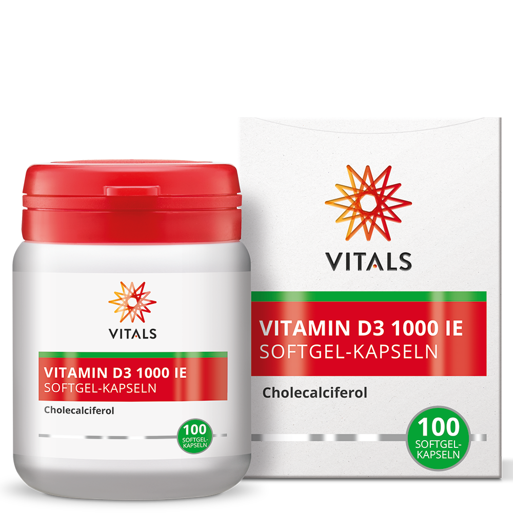Vitamin D3 1000 ie 100 Softgel-Kapseln