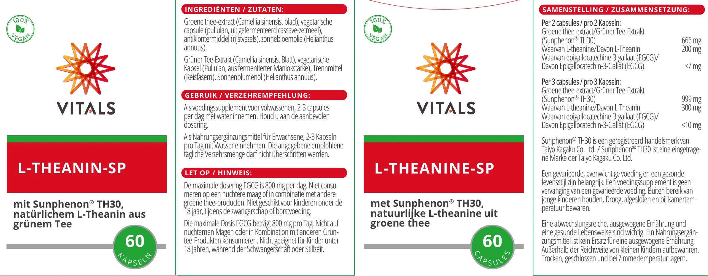 L-Theanin-SP Vitals - Sanoverde