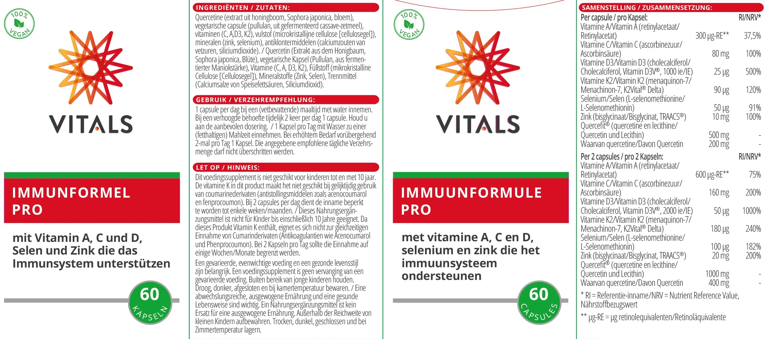 Immunformel Pro Vitals - Sanoverde