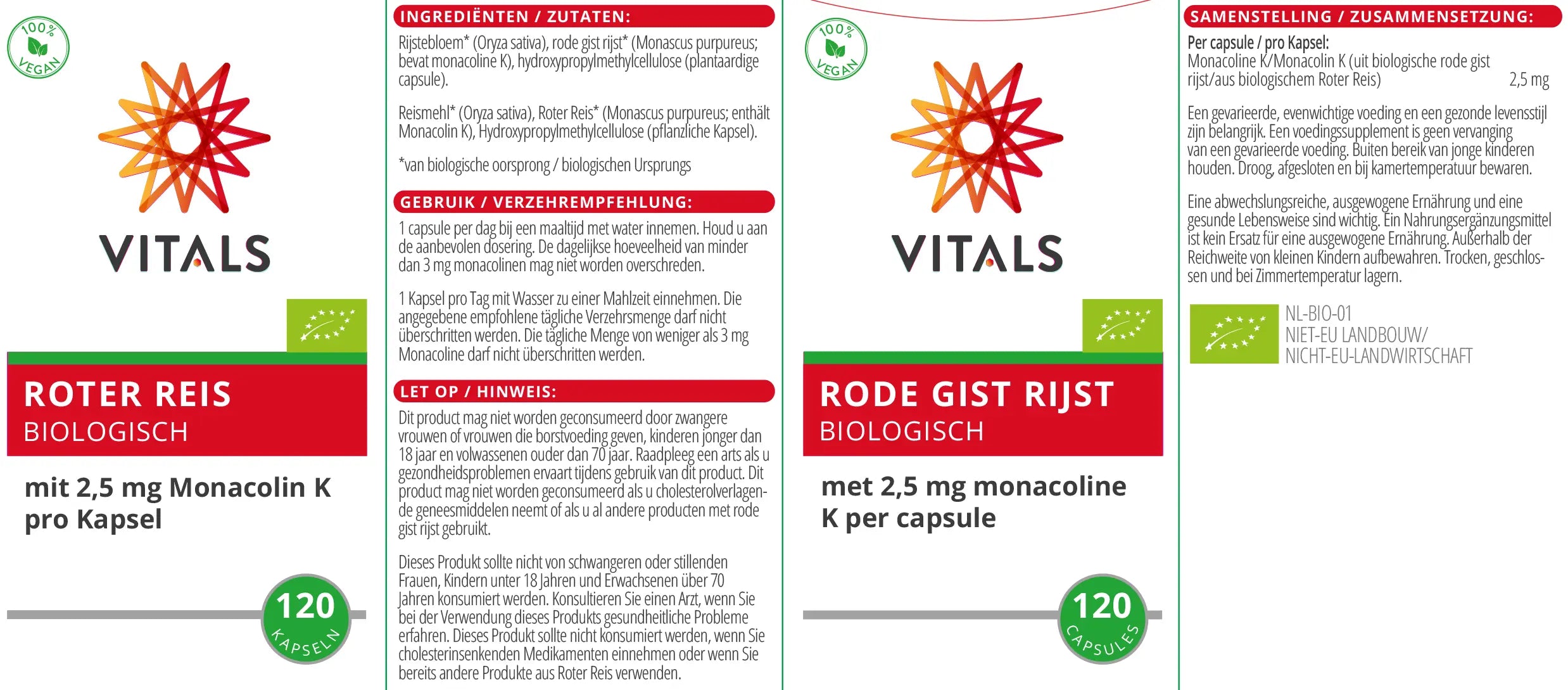 Roter Reis BIO Vitals - Sanoverde