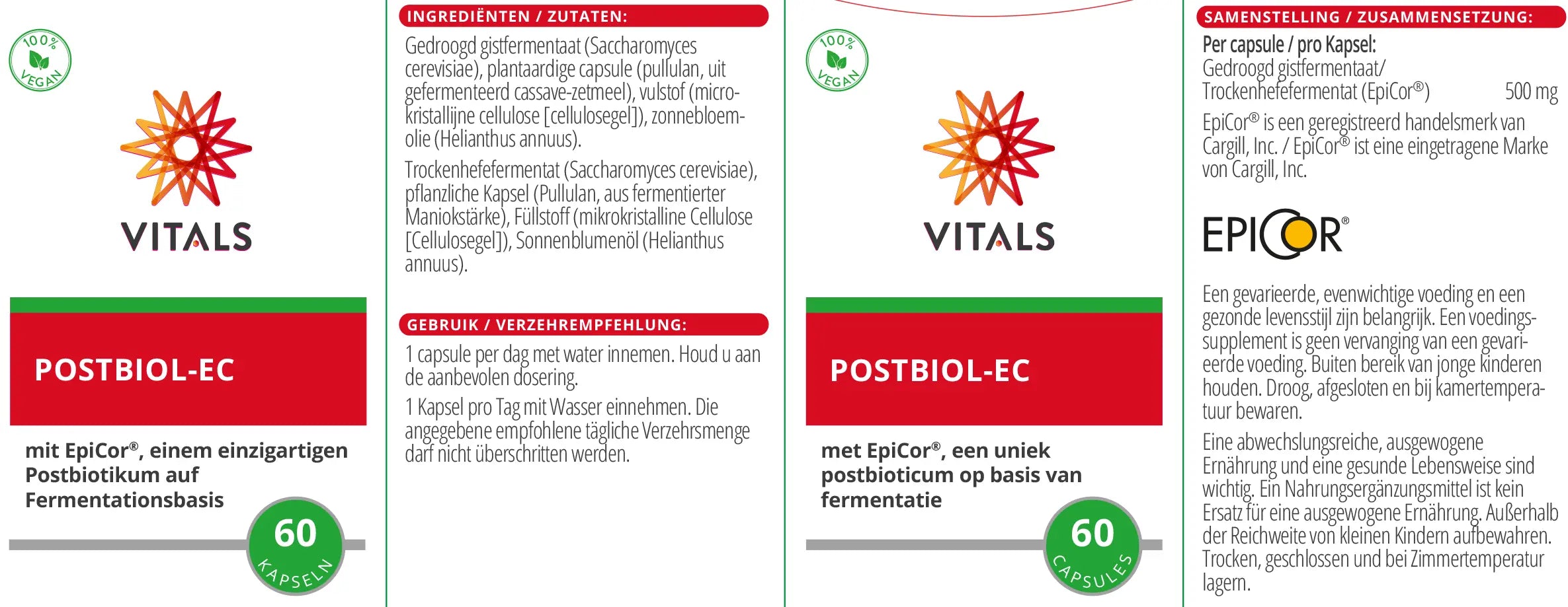 Postbiol-EC Vitals - Sanoverde