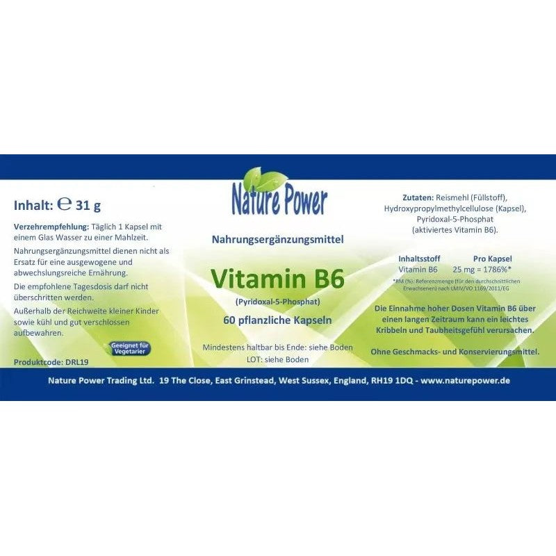 Vitamin B6 Pyridoxin - Sanoverde