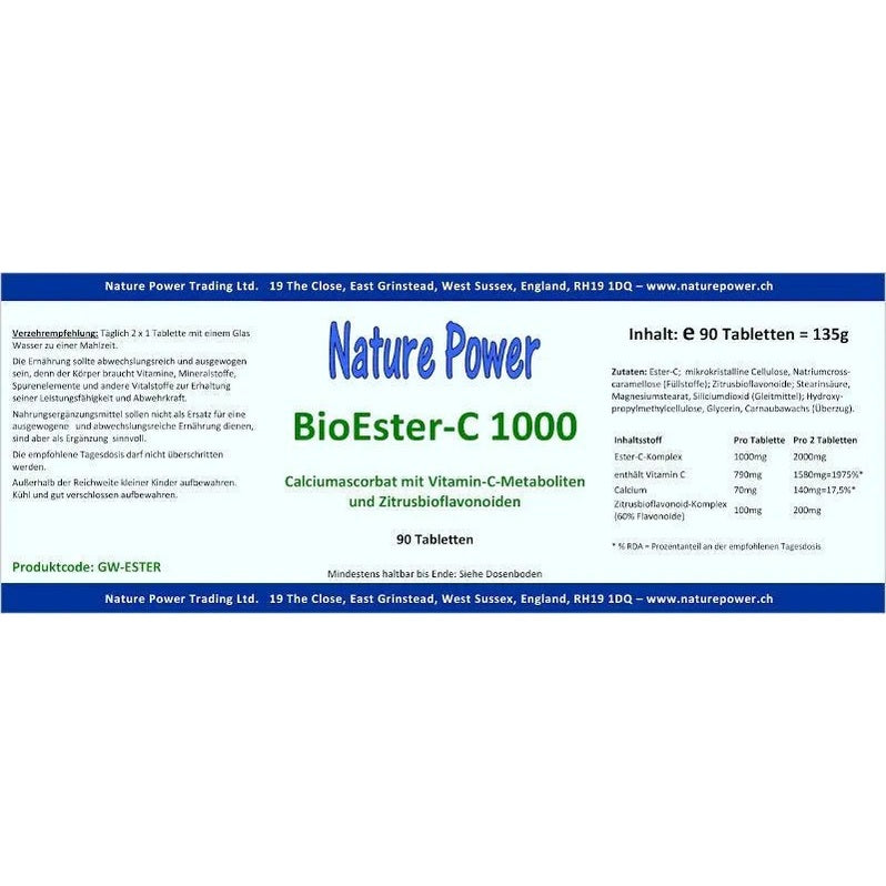 Vitamin C BioEster - C 1000 - Sanoverde