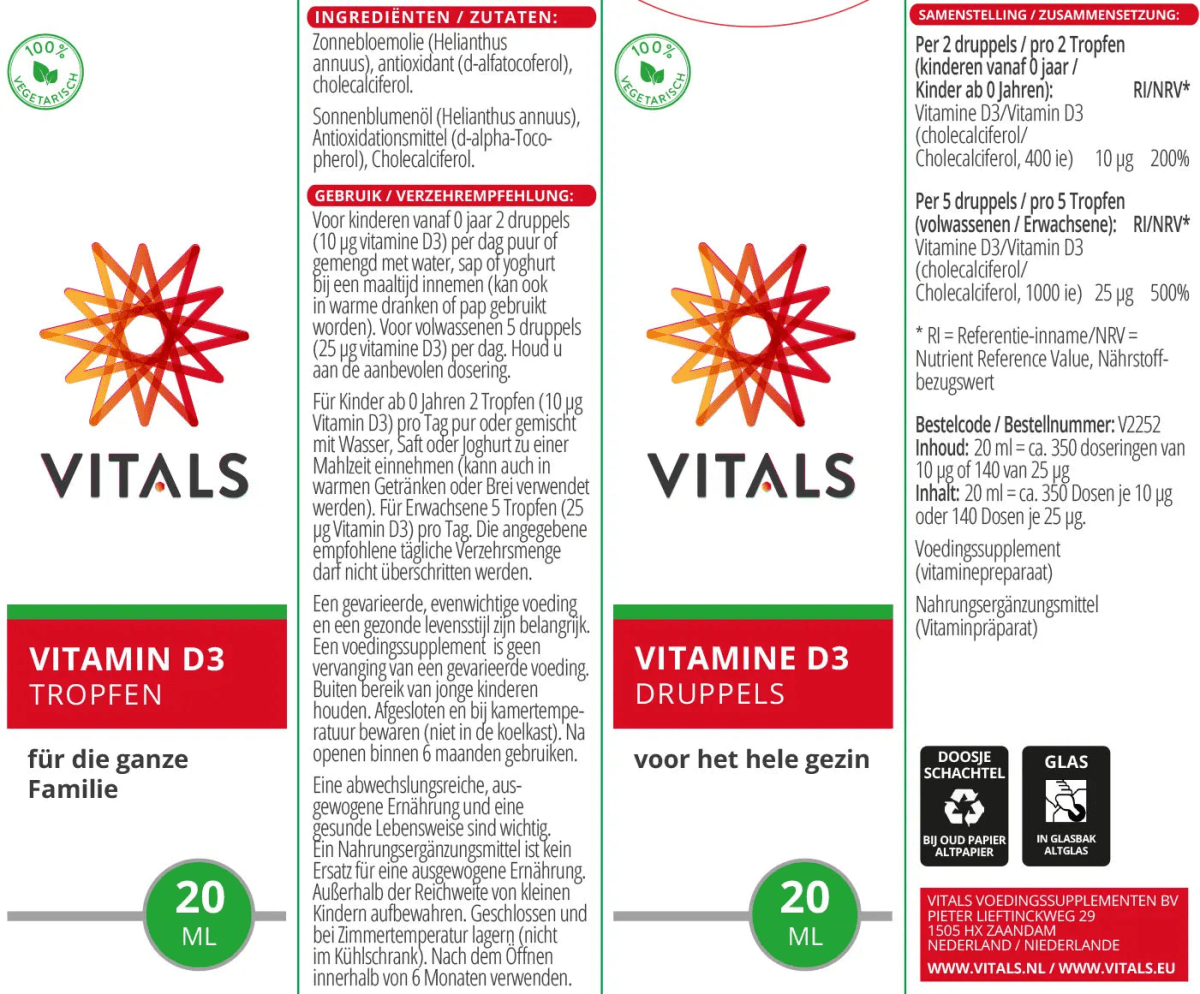 Vitamin D3 Tropfen - Sanoverde