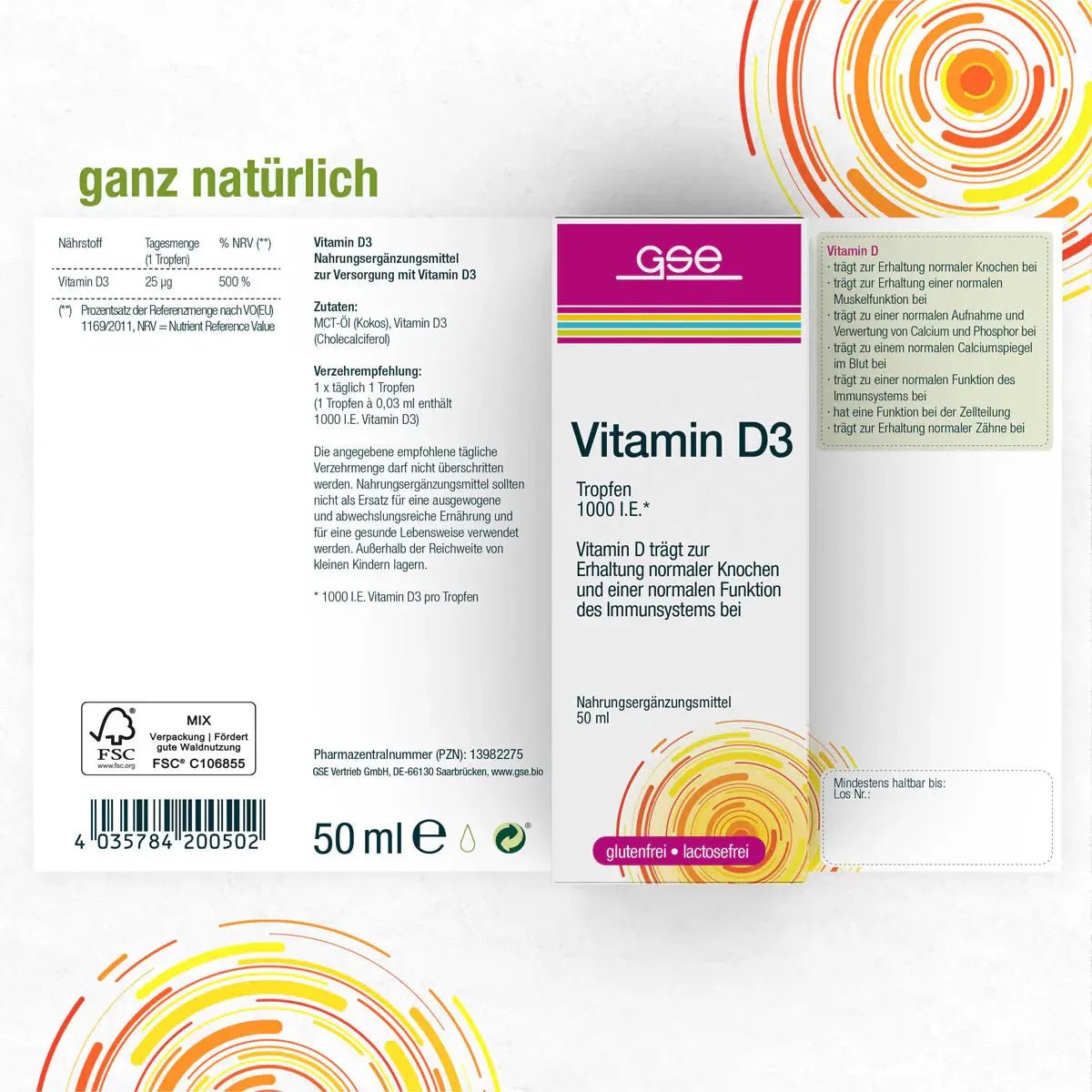 Vitamin D3 Tropfen BIO - Sanoverde