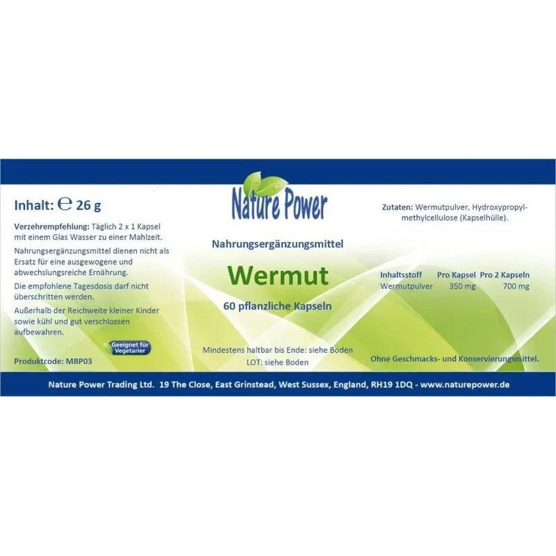 Wermut Kapseln - Sanoverde