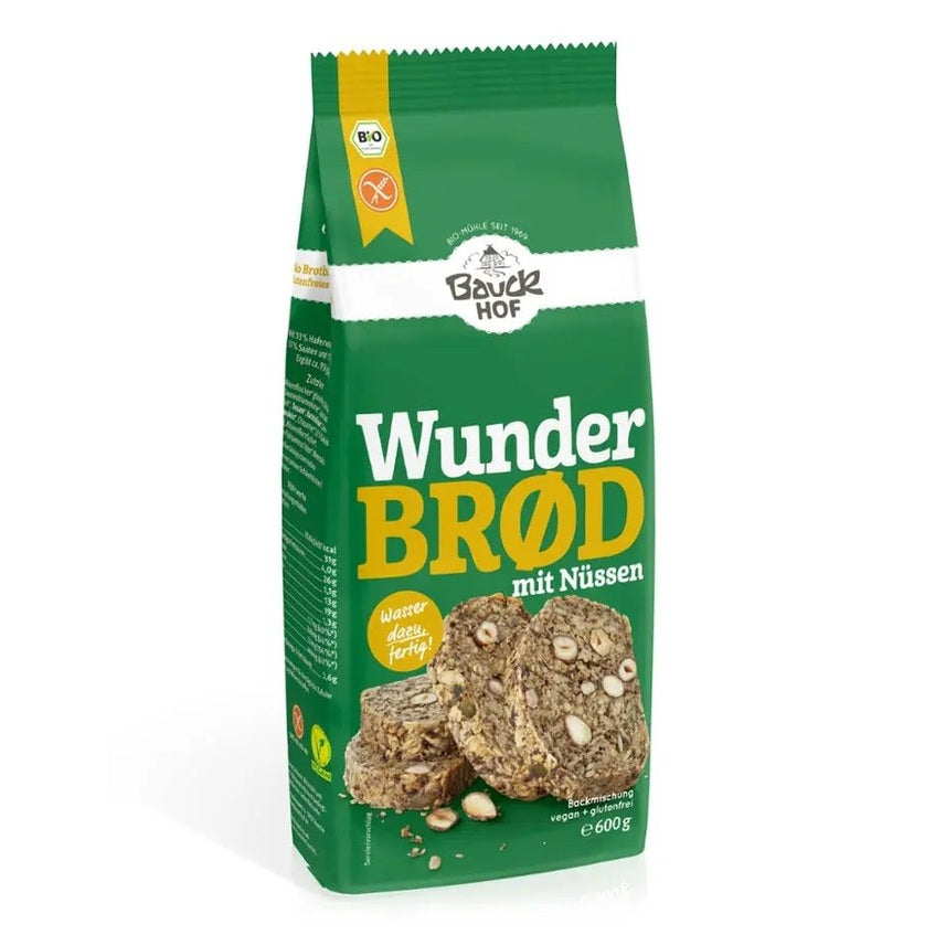 Wunderbrod mit Nüssen BIO - Sanoverde