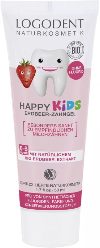 Logona Kids Zahngel Erdbeere