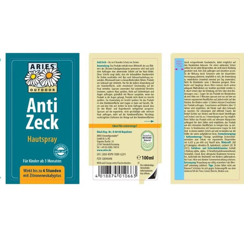 Anti Zeck Hautspray BIO - Sanoverde