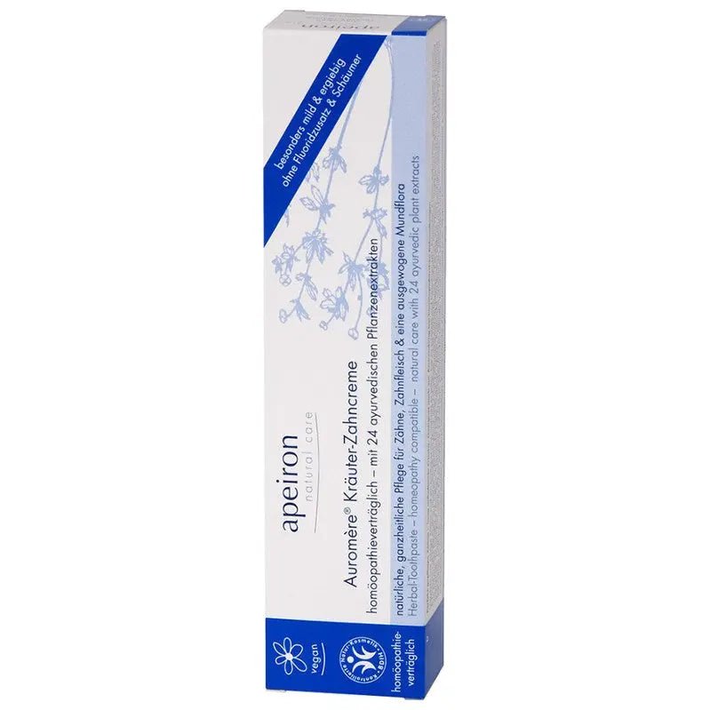 Auromère Kräuter - Zahncreme Homöopathie 75ml - minzfrei - Sanoverde