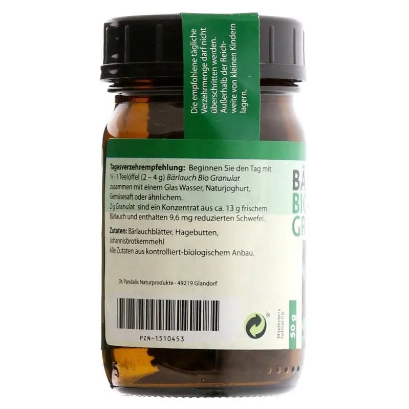 Bärlauch Frischblatt Granulat BIO 50g - Sanoverde